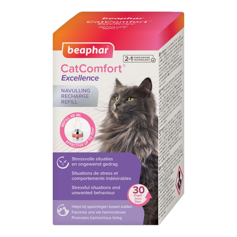 CATCOMFORT® EXCELLENCE Recharge Calmante aux Phéromones pour Chats - Apaisement & Harmonie