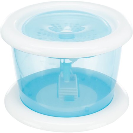 Fontaine à Boire Bubble Stream pour Animaux - Capacité 3L, Bleu/Blanc avec Filtres