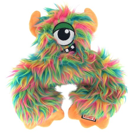 KONG Frizzles Frazzle M - Jouet Monstre en Peluche pour Chiens Moyens