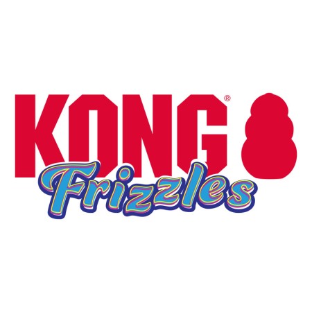 KONG Frizzles Frazzle M - Jouet Monstre en Peluche pour Chiens Moyens