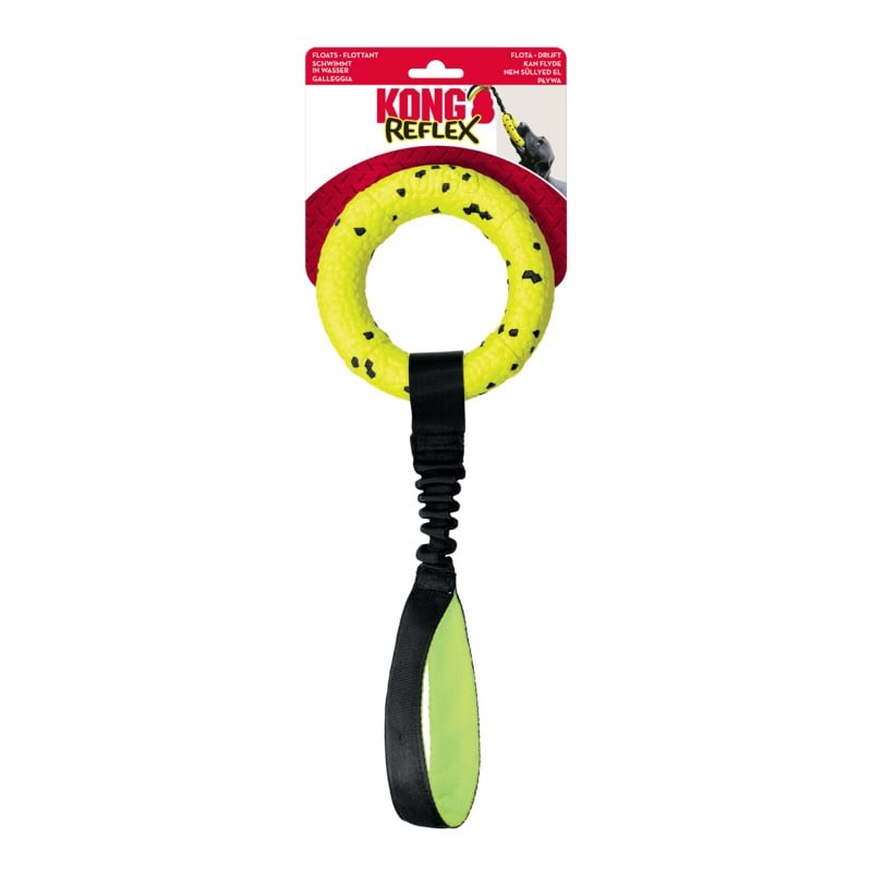 KONG Reflex Tug : Jouet de Traction Rebondissant pour Tous Chiens