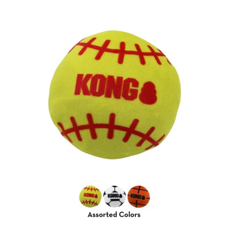 KONG Cat Sport Balls : Lot de 2 Balles de Jeu pour Chat avec Herbe à Chat