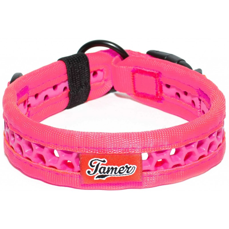 Collier Tamer Softy Rose/Rose - Confort & Durabilité pour Chiens