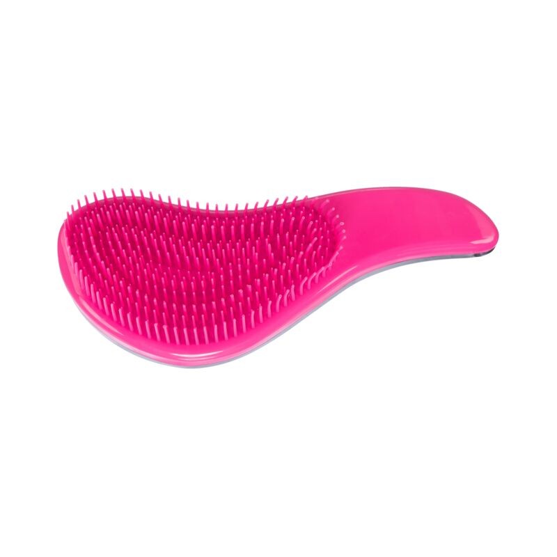 Brosse Souple pour Animaux - Démêlage Doux 19 cm Rose/Noir