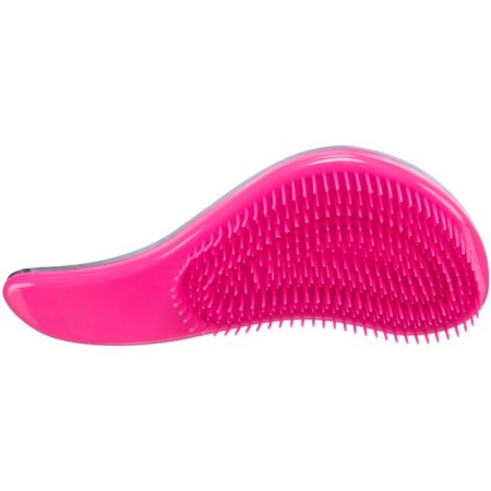 Brosse Souple pour Animaux - Démêlage Doux 19 cm Rose/Noir