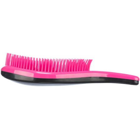 Brosse Souple pour Animaux - Démêlage Doux 19 cm Rose/Noir