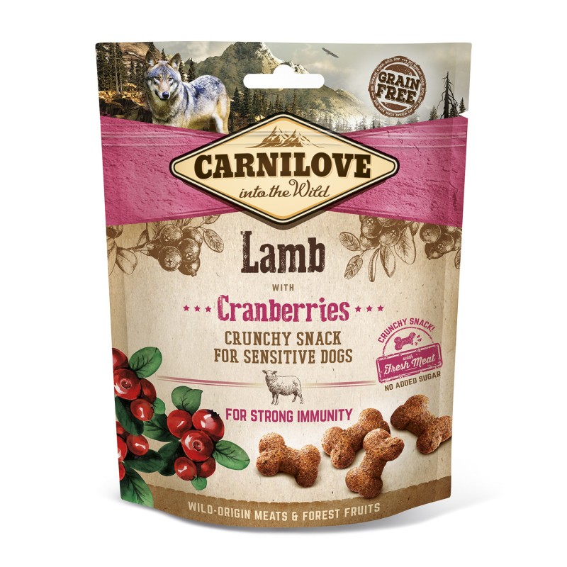 Carnilove Agneau Croquant aux Canneberges 200g