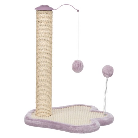 Trixie Junior Patte Griffoir avec Poteau - 50 cm - Natural/Mauve