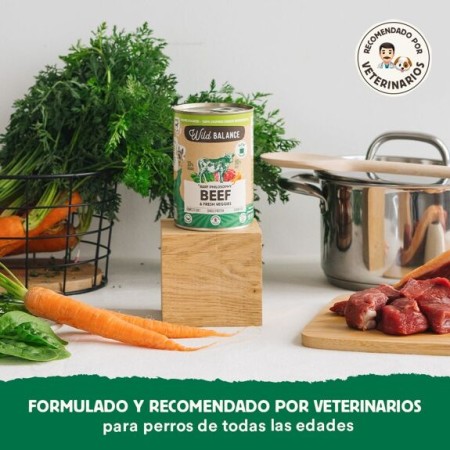 Wild Balance Boîte de Bœuf pour Chiens 400g - Philosophie BARF