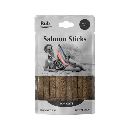 Stick Dentaire Saumon Pour Chats 100g - Petit Format 1x1 | RETORN